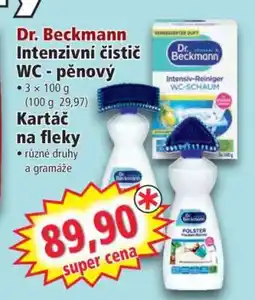 Norma Dr. Beckmann Intenzivní čistič WC - pěnový nabídka