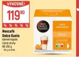Globus Nescafé Dolce Gusto kávové kapsle nabídka