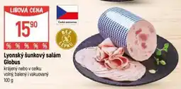 Globus Lyonský šunkový salám Globus nabídka