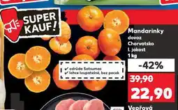 Kaufland Mandarinky nabídka