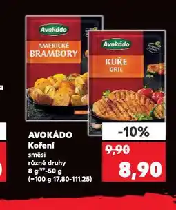 Kaufland Avokádo koření nabídka