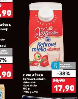 Kaufland Kefírové mléko z valašska nabídka