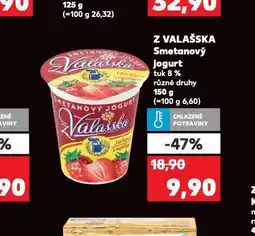 Kaufland Smetanový jogurt z valašska nabídka