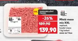 Kaufland Mleté maso mix nabídka