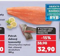 Kaufland Pstruh duhový lososovitý nabídka