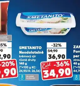 Kaufland Smetanito nabídka
