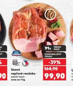 Kaufland Uzené vepřové ramínko nabídka