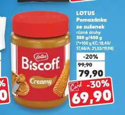 Kaufland Lotus pomazánka nabídka