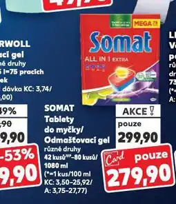 Kaufland Somat tablety do myčky nabídka
