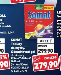 Kaufland Somat odmašťovací gel nabídka