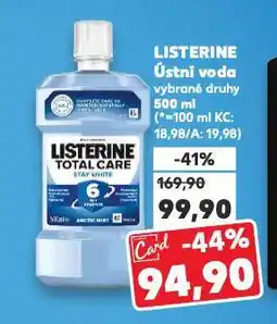 Kaufland Listerine ústní voda nabídka