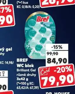 Kaufland Bref wc blok nabídka
