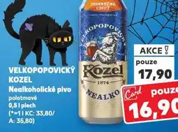 Kaufland Pivo velkopopovický kozel nealko nabídka