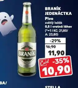 Kaufland Pivo braník nabídka