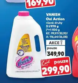 Kaufland Vanish oxi action nabídka