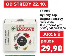 Kaufland Leros čaj nabídka