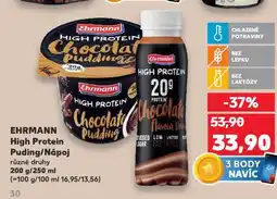 Kaufland Ehrmann high protein puding nabídka