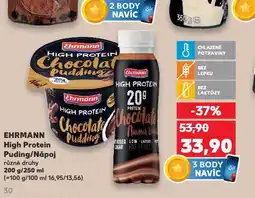 Kaufland Ehrmann high protein nápoj nabídka