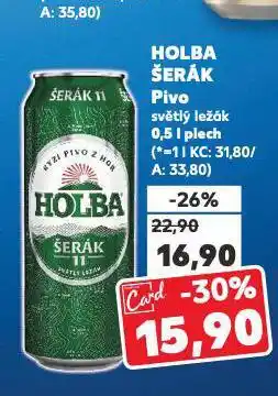 Kaufland Pivo holba nabídka