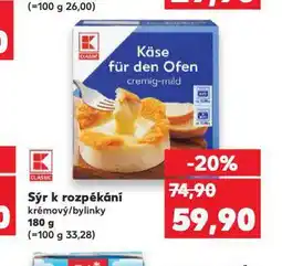 Kaufland Sýr k rozpékání nabídka