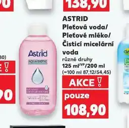 Kaufland Astrid čisticí micelární voda nabídka