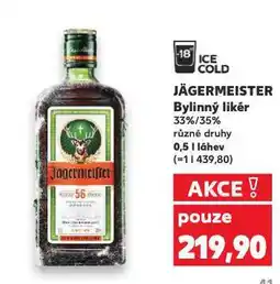 Kaufland Jagermeister nabídka