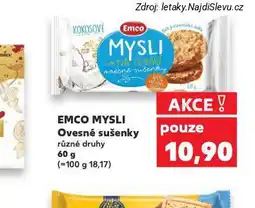 Kaufland Emco mysli ovesné sušenky nabídka