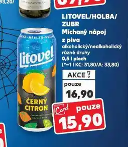 Kaufland Litovel míchaný nápoj z piva nabídka