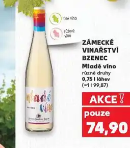 Kaufland Zámecké vinařství bzenec nabídka