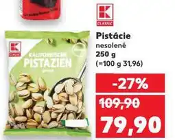 Kaufland Pistácie nabídka