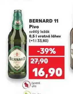 Kaufland Pivo bernard nabídka