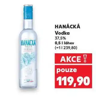 Kaufland Hanácká vodka nabídka