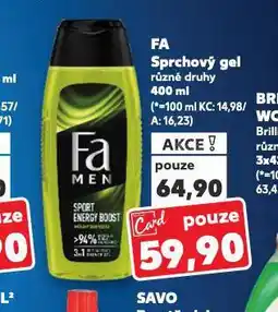 Kaufland Fa sprchový gel nabídka