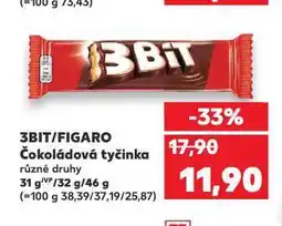 Kaufland 3bit čokoládová tyčinka nabídka