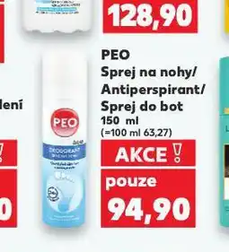 Kaufland Peo sprej do bot nabídka