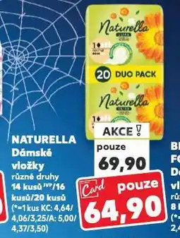 Kaufland Naturella dámské vložky nabídka