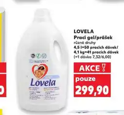 Kaufland Lovela prací gel nabídka