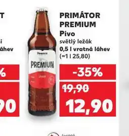 Kaufland Pivo primátor nabídka