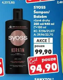 Kaufland Syoss balzám nabídka