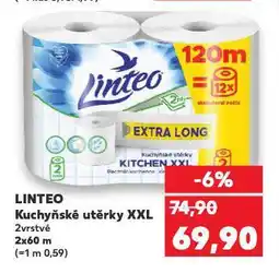Kaufland Linteo kuchyňské utěrky nabídka