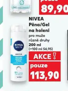 Kaufland Nivea pěna holení nabídka
