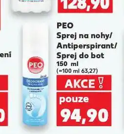 Kaufland Peo antiperspirant nabídka