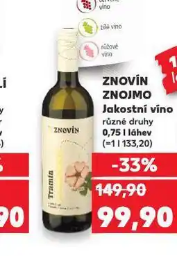 Kaufland Znovín znojmo nabídka