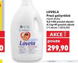 Kaufland Lovela prací prášek nabídka