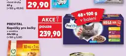 Kaufland Prevital kapsičky pro kočky nabídka