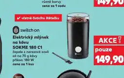 Kaufland Elektrický mlýnek na kávu nabídka