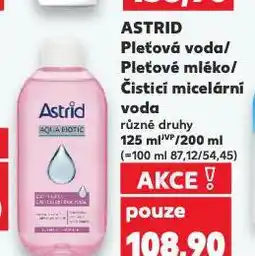 Kaufland Astrid pleťové mléko nabídka