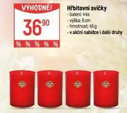 Globus Hřbitovní svíčky nabídka