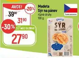 Globus Madeta Sýr na pánev různé druhy nabídka
