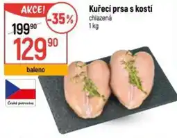 Globus Kuřecí prsa s kostí chlazená nabídka